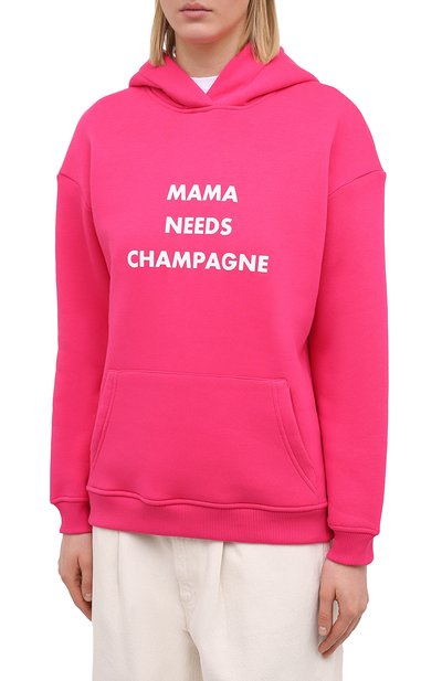 Хлопковое худи SEVEN LAB фуксия цвета по цене 11550 руб., арт. HW20-MNC-G01 fuchsia, фото 3 Хлопковое худи SEVEN LAB, арт. HW20-MNC-G01 fuchsia, фото 3