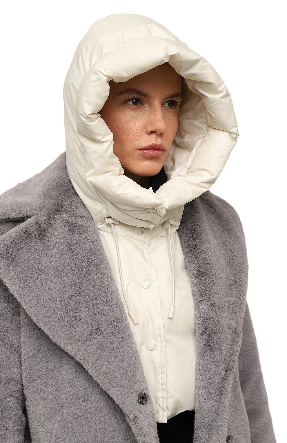 Пуховый капюшон YS ARMY PARIS, арт. 22WFA067XXF64W/A1029, фото 2