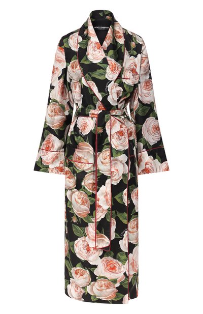 Женский шелковый халат DOLCE & GABBANA, арт. F0R74T/HS10B