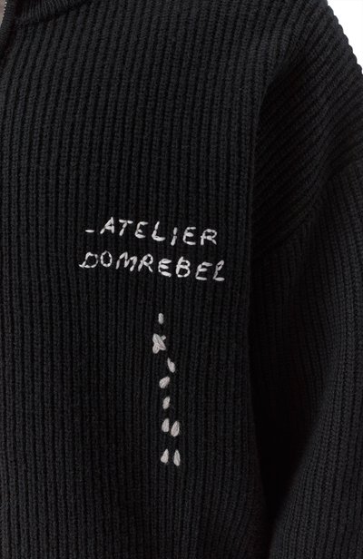 Шерстяной кардиган DOMREBEL, арт. M DADDY/KNIT ZIP CARDIGAN, фото 5