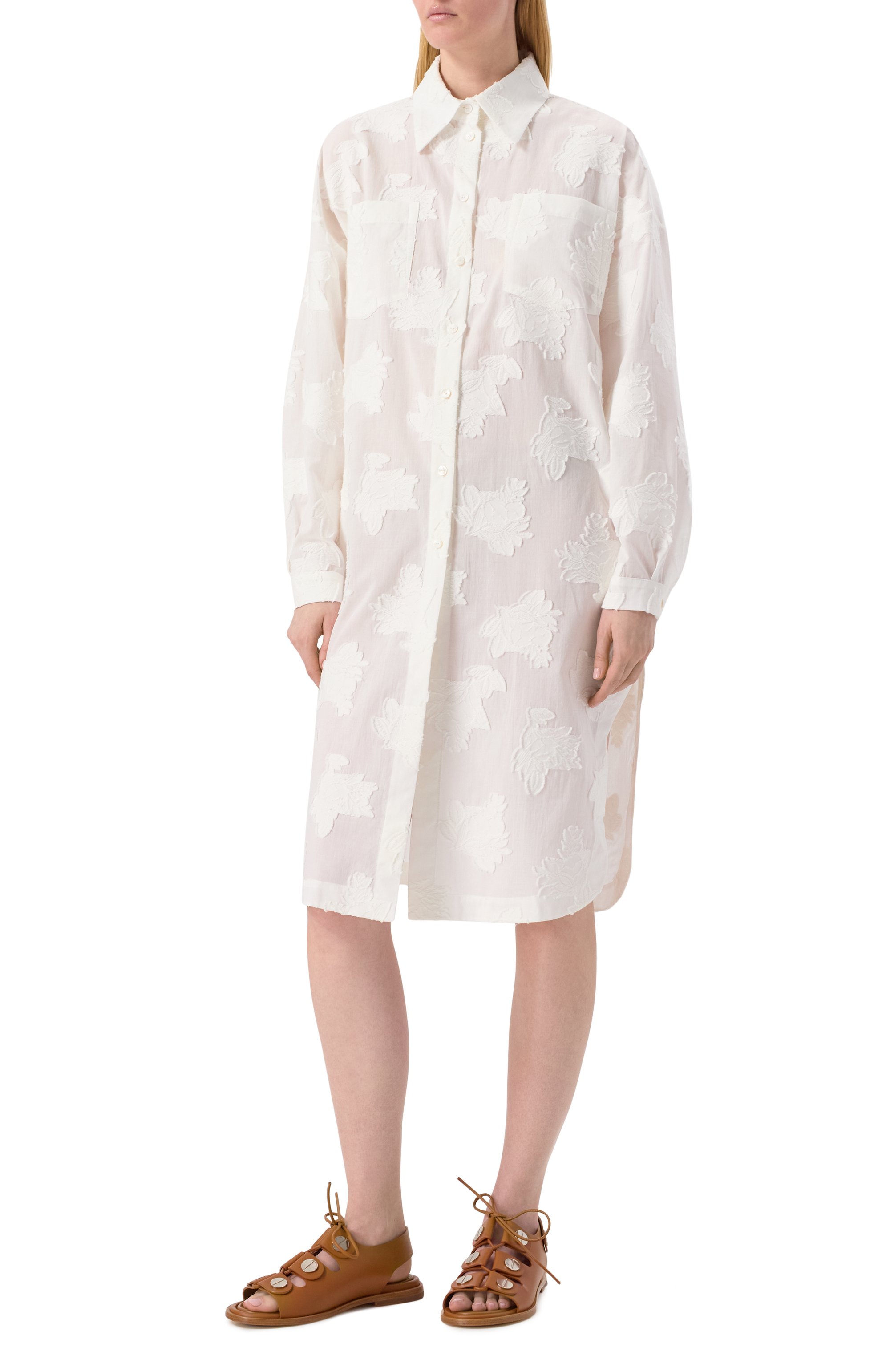 Хлопковая рубашка FREEAGE, арт. WS25.BL018.1010.101, фото 3