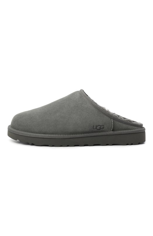 Замшевые сабо Classic Slip-on UGG 1129290 Серый  1129290 Фото 4
