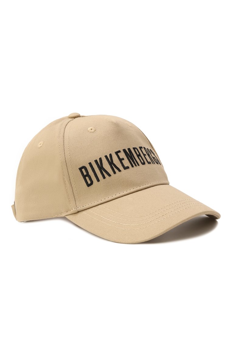 Мужская хлопковая бейсболка DIRK BIKKEMBERGS бежевого цвета, арт. BKCP01099T | Фото 1 (Материал: Текстиль, Хлопок; Нос: Не проставлено)