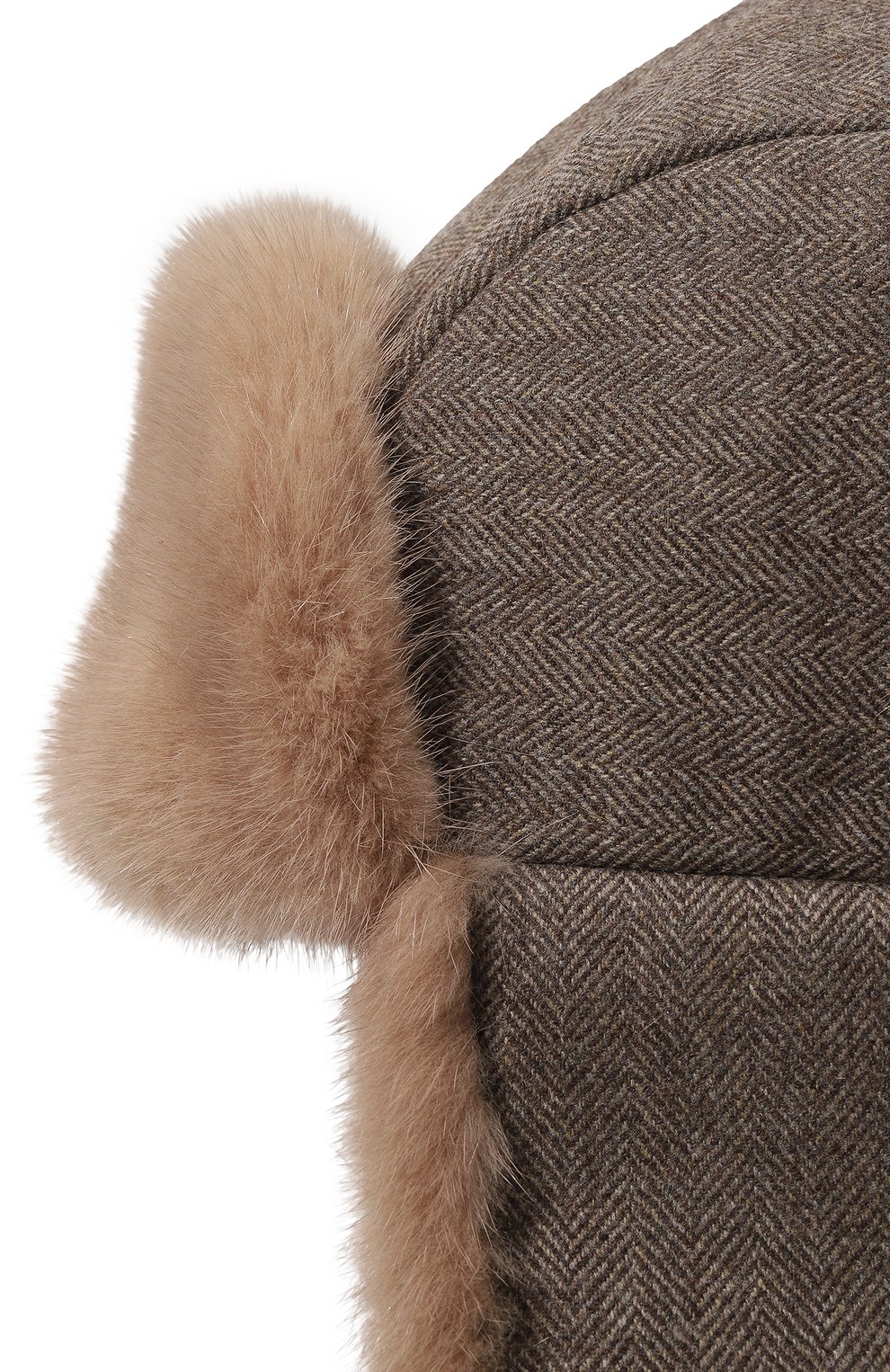 Шапка-ушанка майкл с отделкой из меха норки FURLAND, арт. 0201410010055600046, фото 3