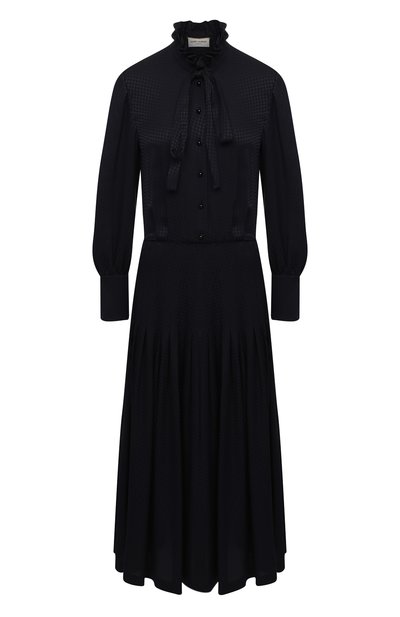 Женское шелковое платье SAINT LAURENT, арт. 632448/Y3B08