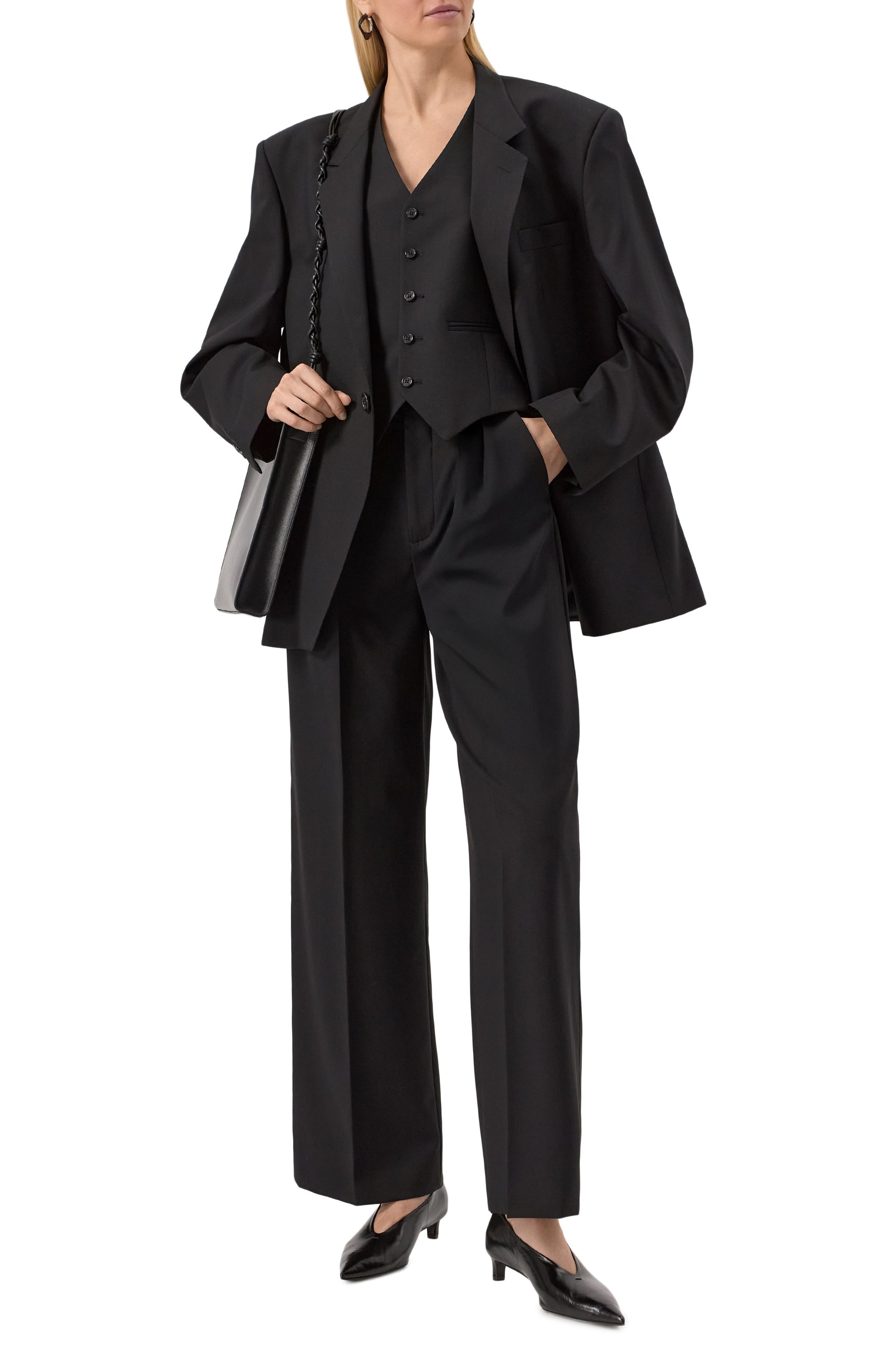 Шерстяной жакет ARMARIUM черного цвета по цене 219500 руб., арт. ARMFWB004/W004, фото 2 Шерстяной жакет ARMARIUM, арт. ARMFWB004/W004, фото 2