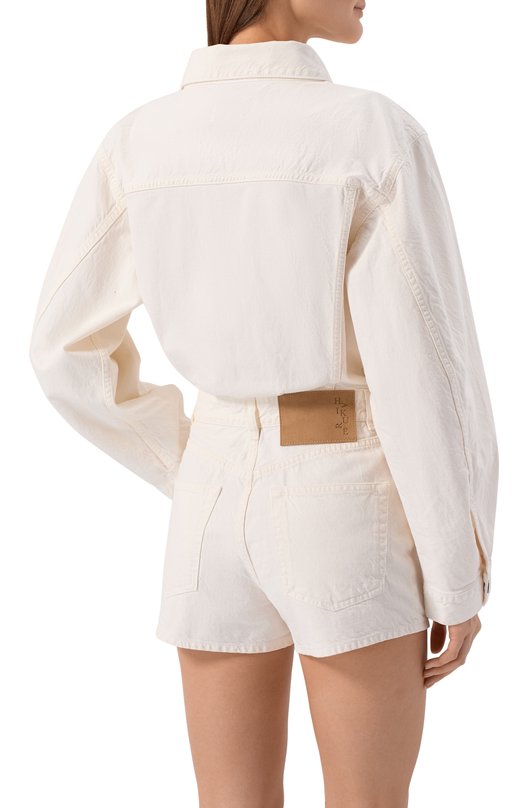 Джинсовый комбинезон Haikure HEW10036GF146PP/ELLE TWILL 45 Белый  HEW10036GF146PP/ELLE TWILL 45 Фото 4