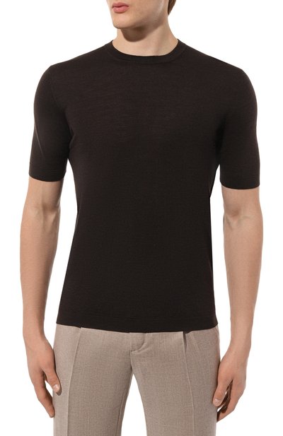 Джемпер из шерсти и шелка ANDREA CAMPAGNA, арт. TS0MC/LSC18R, фото 3