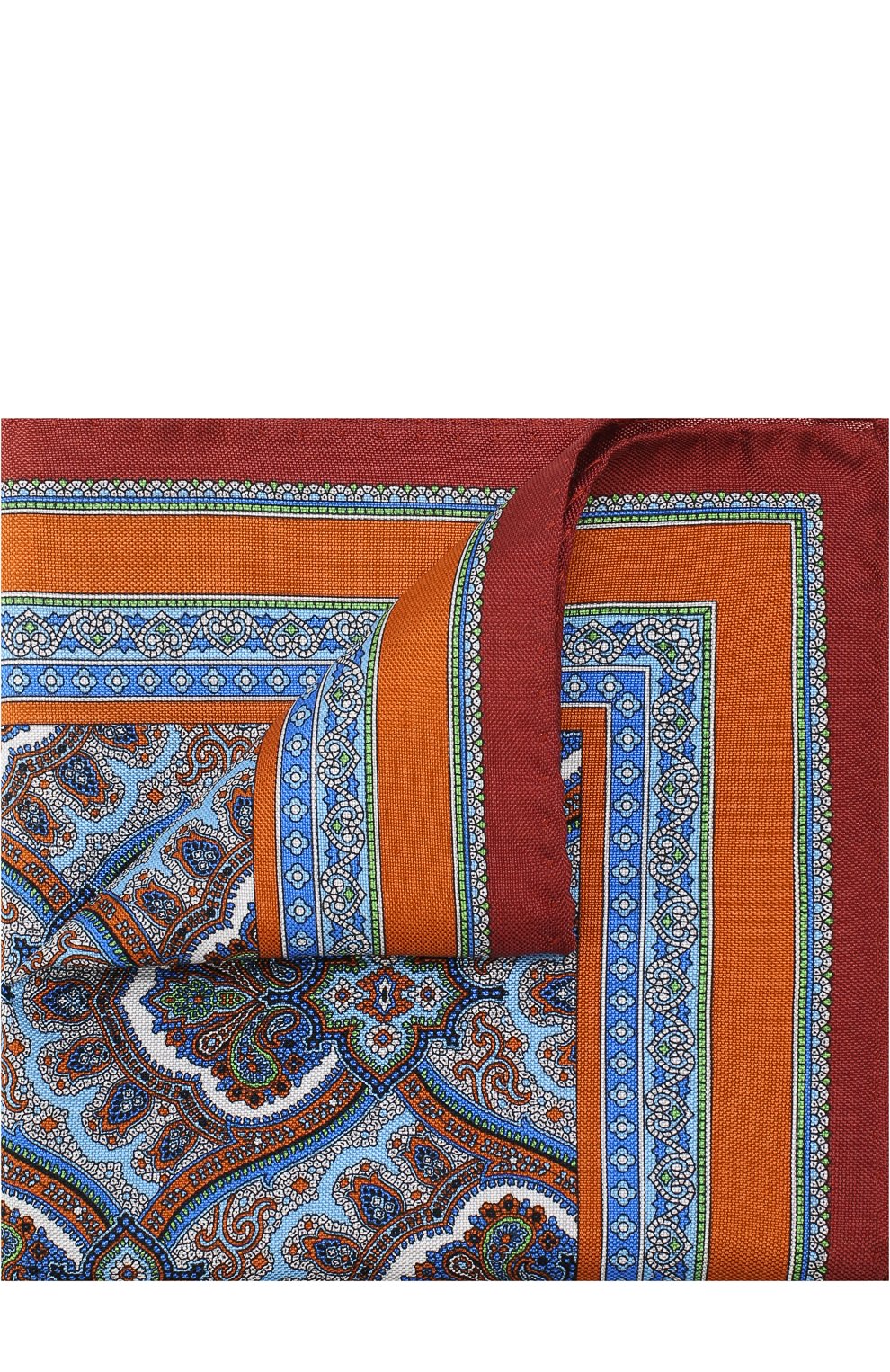 Шелковый платок с узором ETON, арт. A000 30110, фото 1