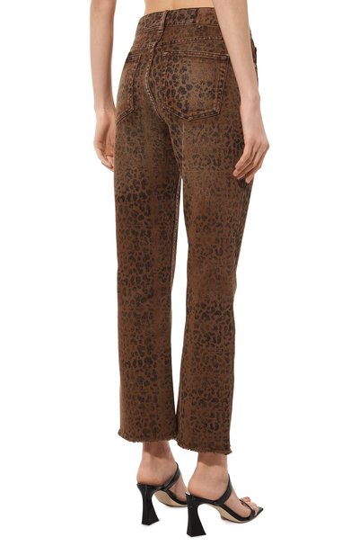 Джинсы GOLDEN GOOSE DELUXE BRAND леопардового цвета по цене 49950 руб., арт. GWP00843.P000623, фото 4 Джинсы GOLDEN GOOSE DELUXE BRAND, арт. GWP00843.P000623, фото 4