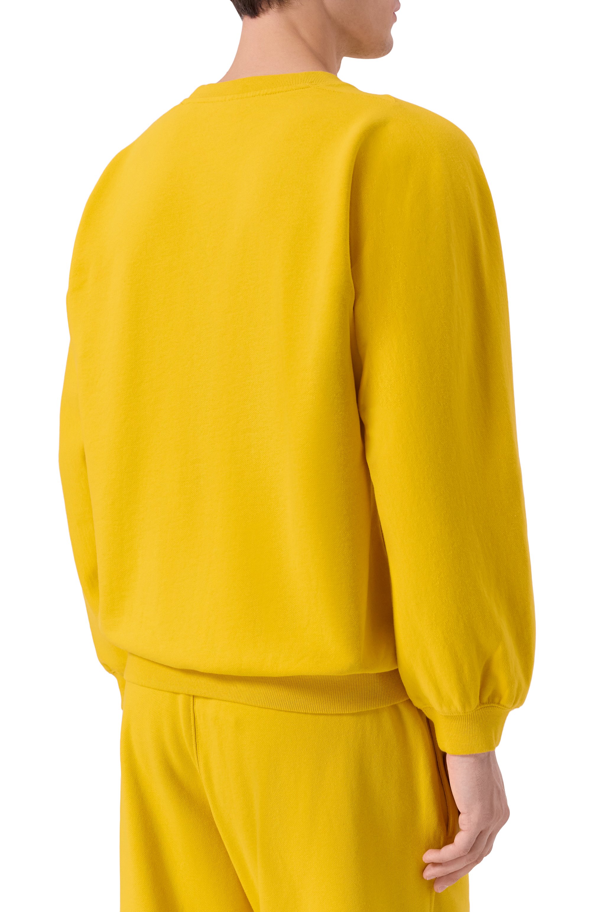 Хлопковый свитшот ГОША РУБЧИНСКИЙ, арт. SW_0401_YELLOW, фото 4