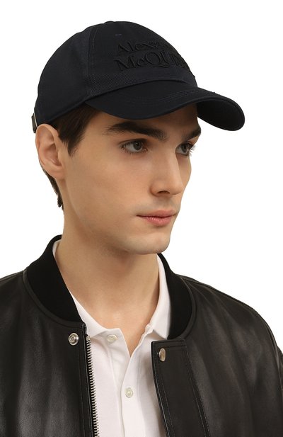 Хлопковая бейсболка ALEXANDER MCQUEEN, арт. 688658/4105Q4160, фото 2
