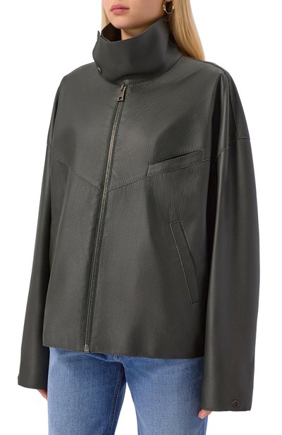 Кожаная куртка MASLOV, арт. Z017, фото 3