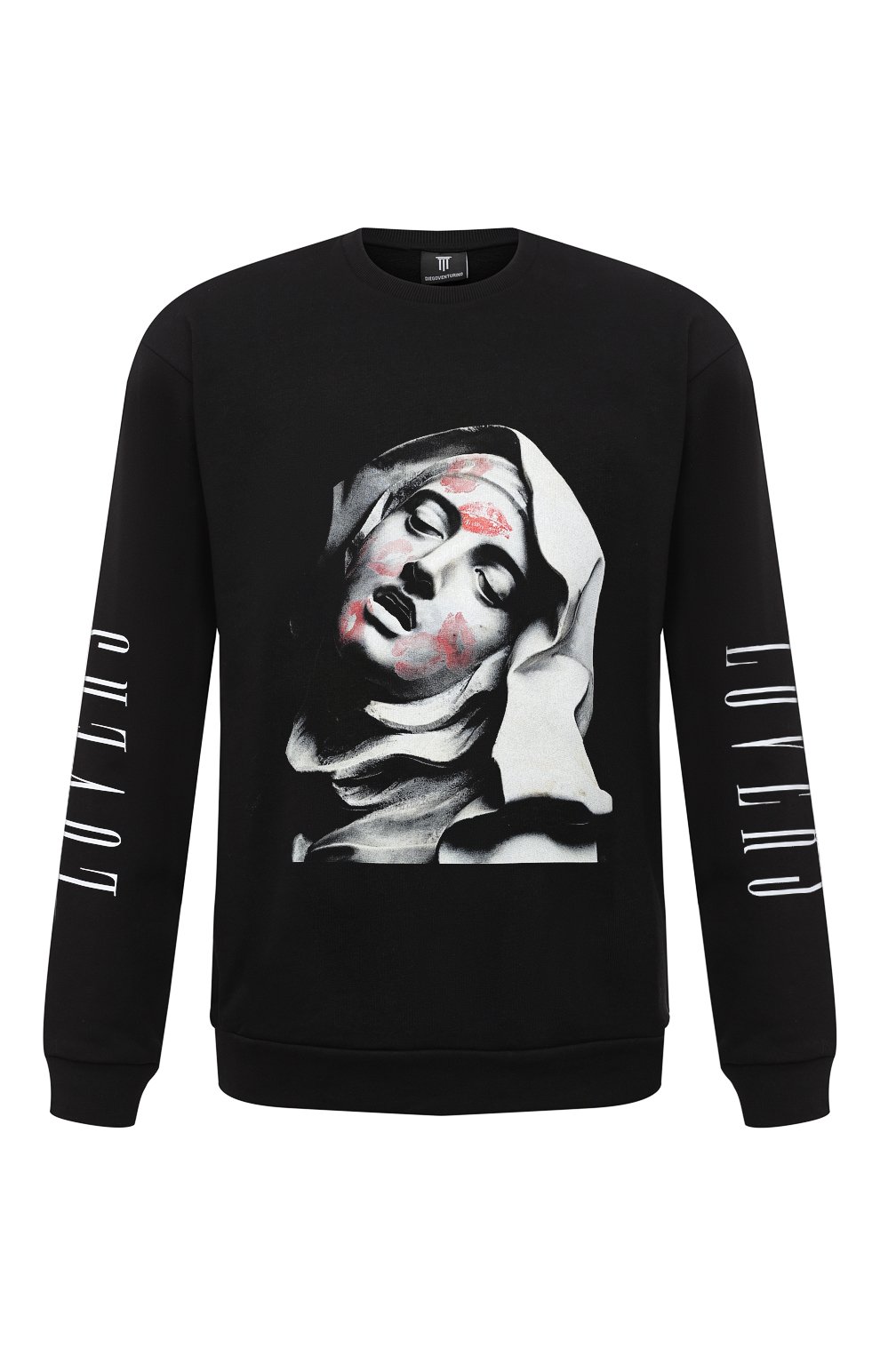 Хлопковый свитшот DIEGO VENTURINO, арт. FW20-DV FLG TEL, фото 1