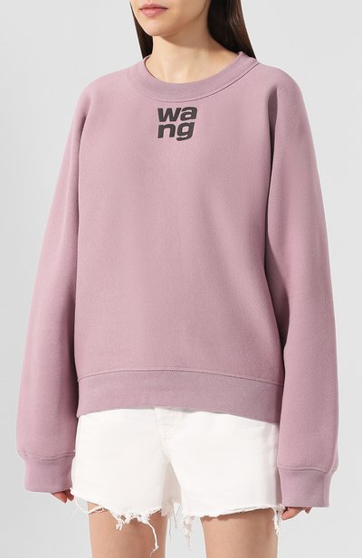 Хлопковый свитшот ALEXANDERWANG.T, арт. 4CC2191091, фото 3
