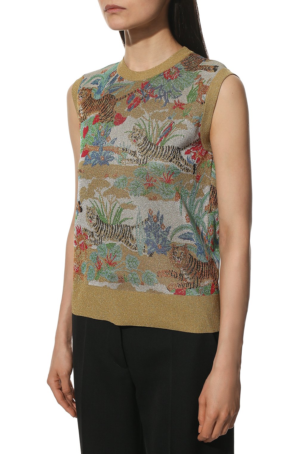 Жилет из вискозы GUCCI, арт. 686496/XKB8U, фото 3