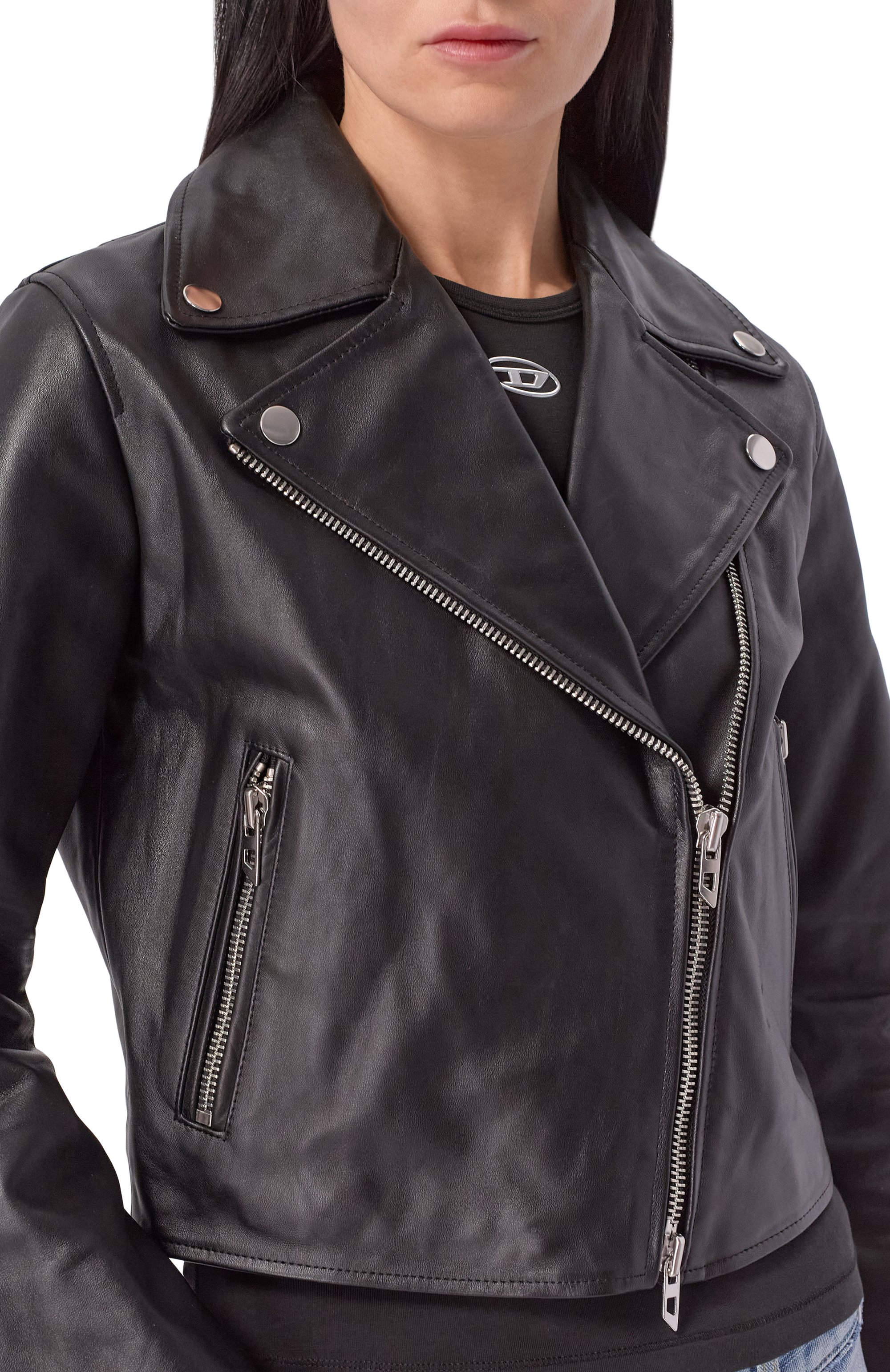 Кожаная куртка DIESEL, арт. A21902/0CECH, фото 5