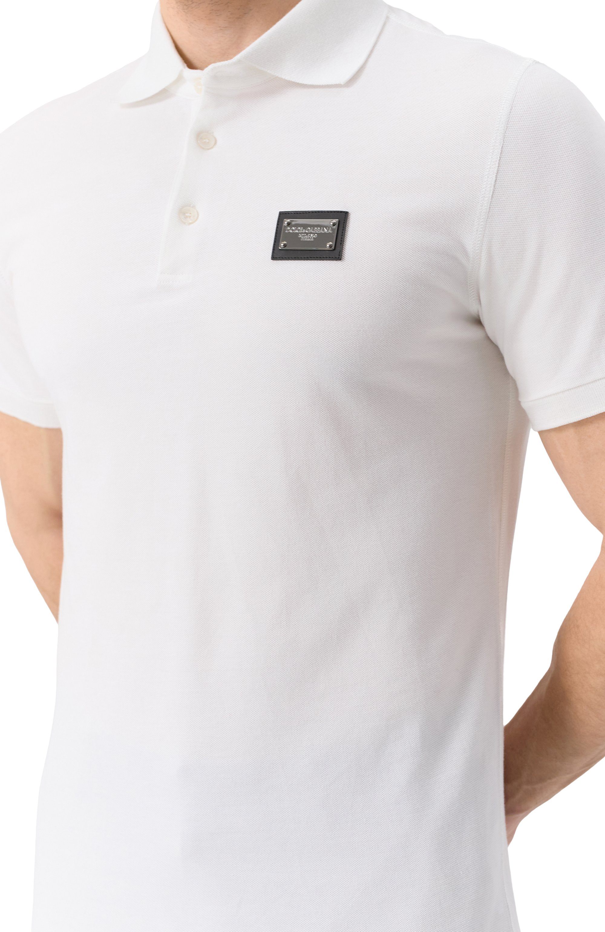 Хлопковое поло DOLCE & GABBANA, арт. G8PL4T/G7F2H, фото 5