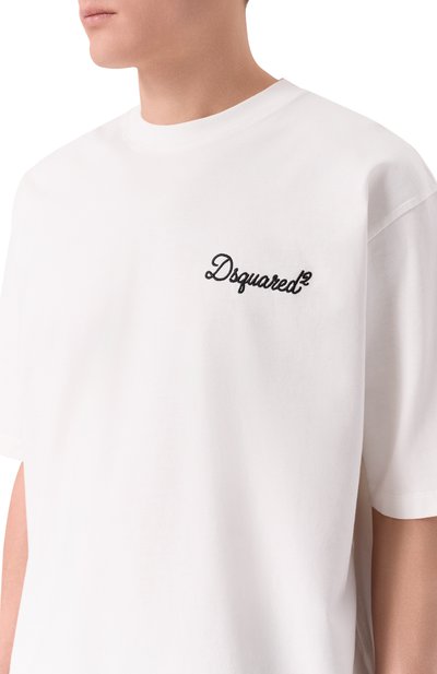 Хлопковая футболка DSQUARED2, арт. S74GD1525/D20106, фото 5