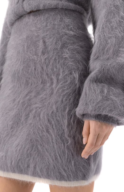 Шерстяная юбка Botrois SKU748439682 Серый  SKU748439682 Фото 5