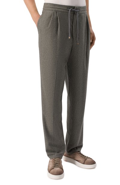 Шерстяные брюки BRUNELLO CUCINELLI, арт. M038PE1710, фото 3
