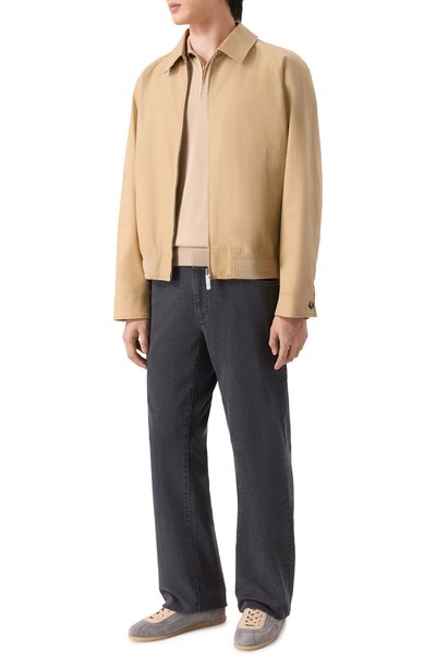 Шелковое поло STEFANO RICCI светло-бежевого цвета по цене 121000 руб., арт. K616215P31/F26101, фото 2 Шелковое поло STEFANO RICCI, арт. K616215P31/F26101, фото 2