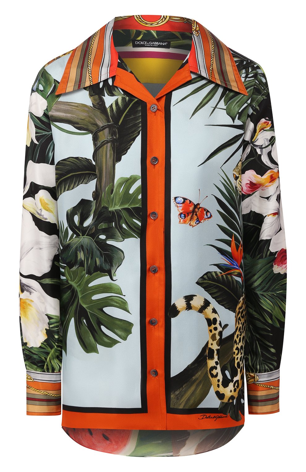 Шелковая рубашка DOLCE & GABBANA, арт. F5N12T/GDV25, фото 1