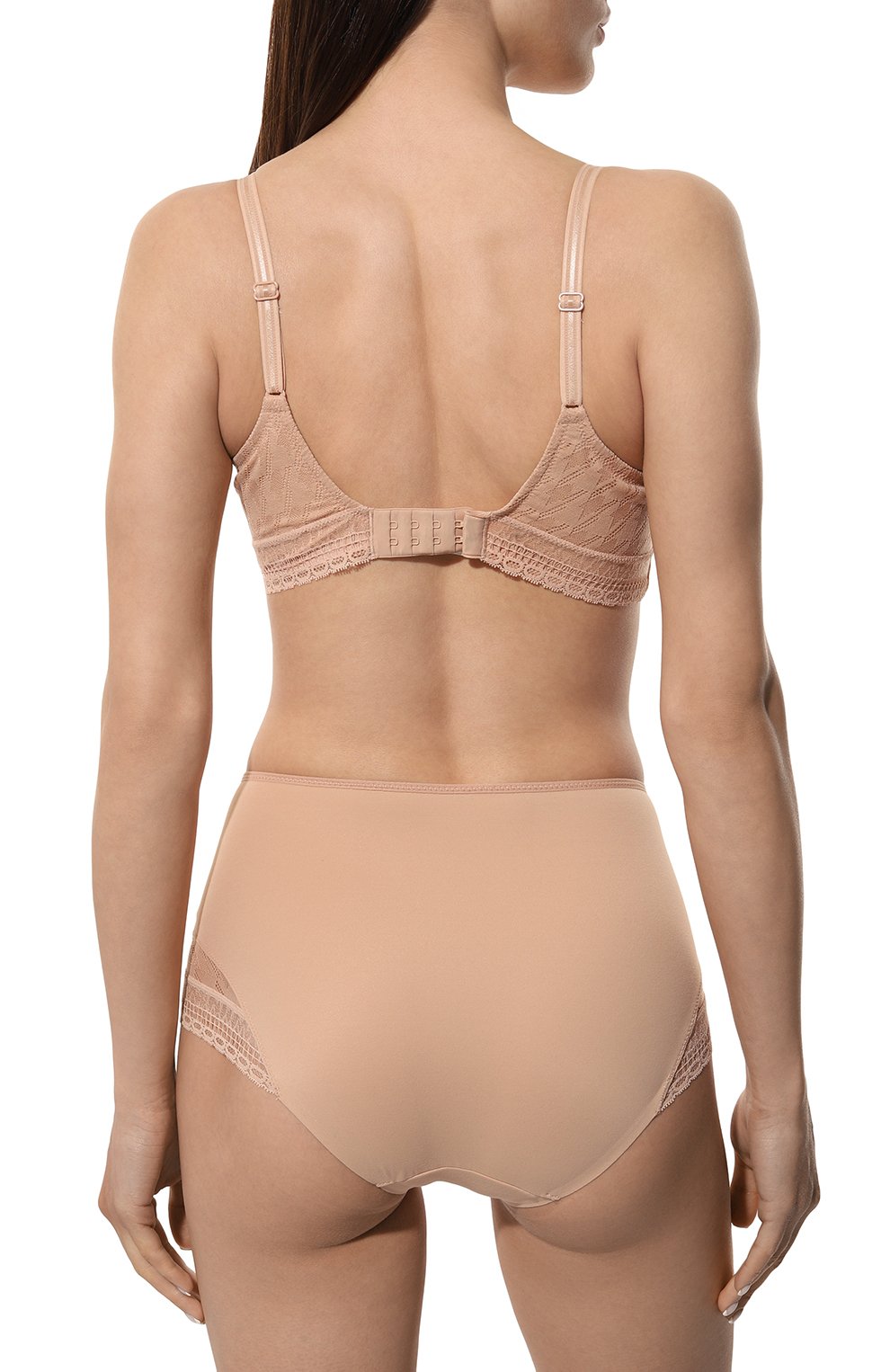 Трусы-кюлоты с завышенной талией CHANTELLE бежевого цвета по цене 7290 руб., арт. C11XC5, фото 3 Трусы-кюлоты с завышенной талией CHANTELLE, арт. C11XC5, фото 3