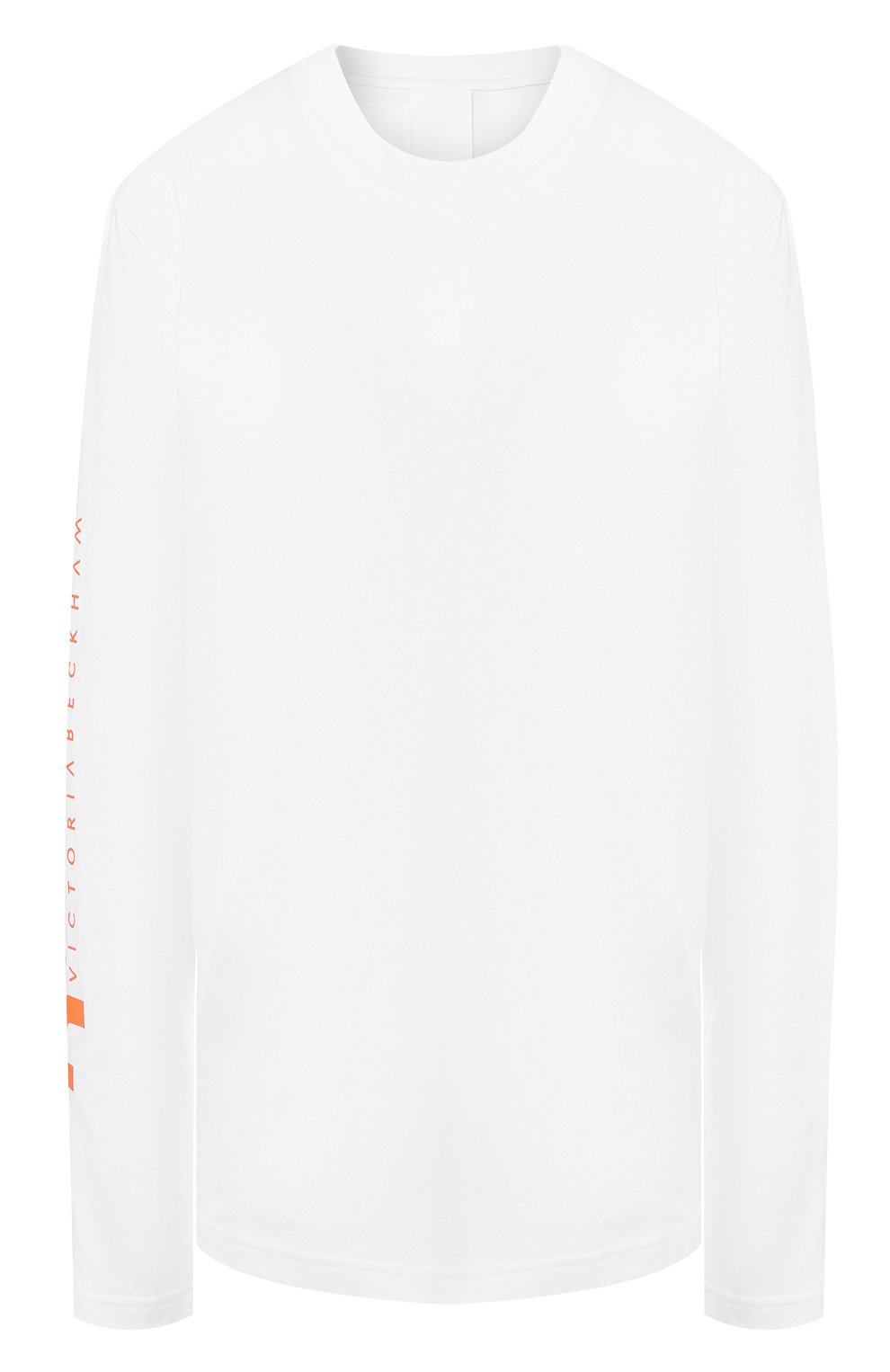 Хлопковый лонгслив REEBOK белого цвета по цене 10550 руб., арт. FI8894, фото 1 Хлопковый лонгслив REEBOK, арт. FI8894, фото 1