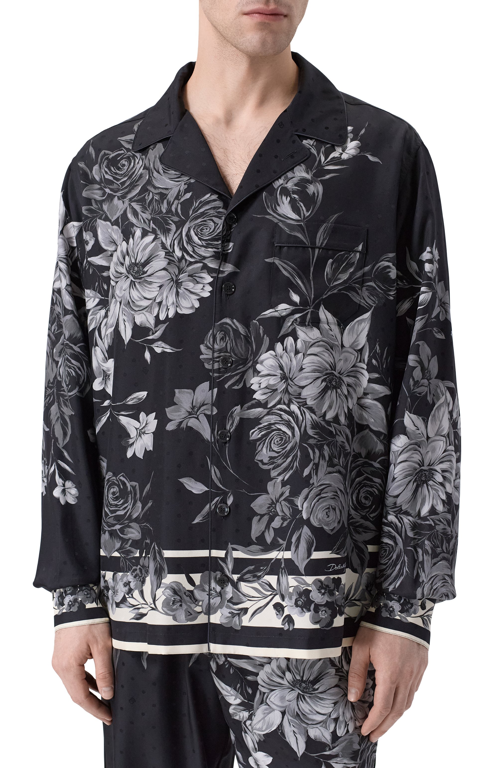 Шелковая сорочка DOLCE & GABBANA, арт. G5IF1T/HI12H, фо то 3