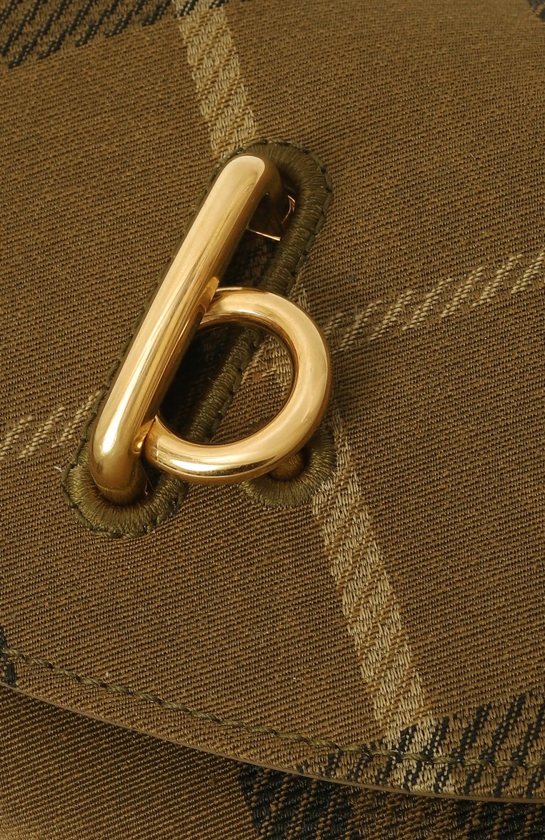 Женская сумка rocking horse BURBERRY хаки цвета, арт. 8099589 | Фото 3 (Размер: mini; Материал: Текстиль; Ремень/цепочка: На ремешке; Автоматизация состава: Проставлено; Автоматизация ТО: Проставлено)