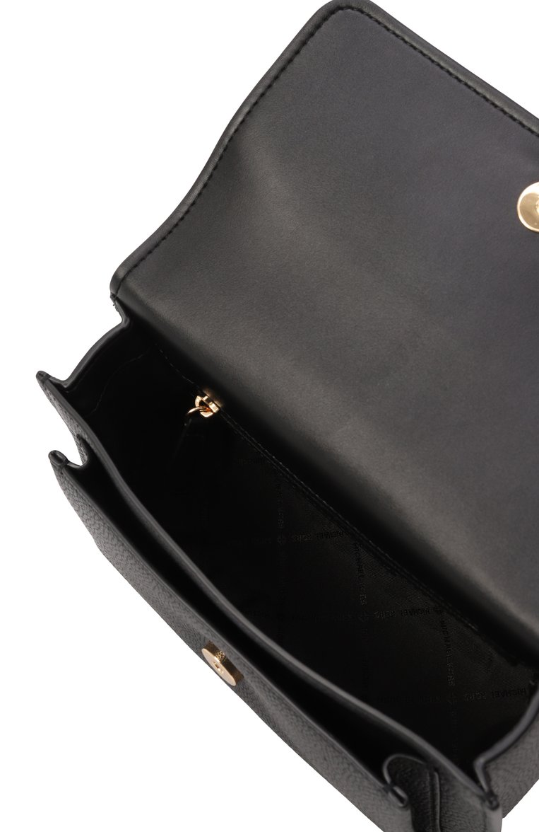 Женская сумка claire large MICHAEL MICHAEL KORS черного цвета, арт. 30T4GC7L3T | Фото 5 (Ремень/цепочка: На ремешке; Размер: large; Драгоценные камни: Проставлено; Материал: Натуральная кожа; Материал сплава: Проставлено)