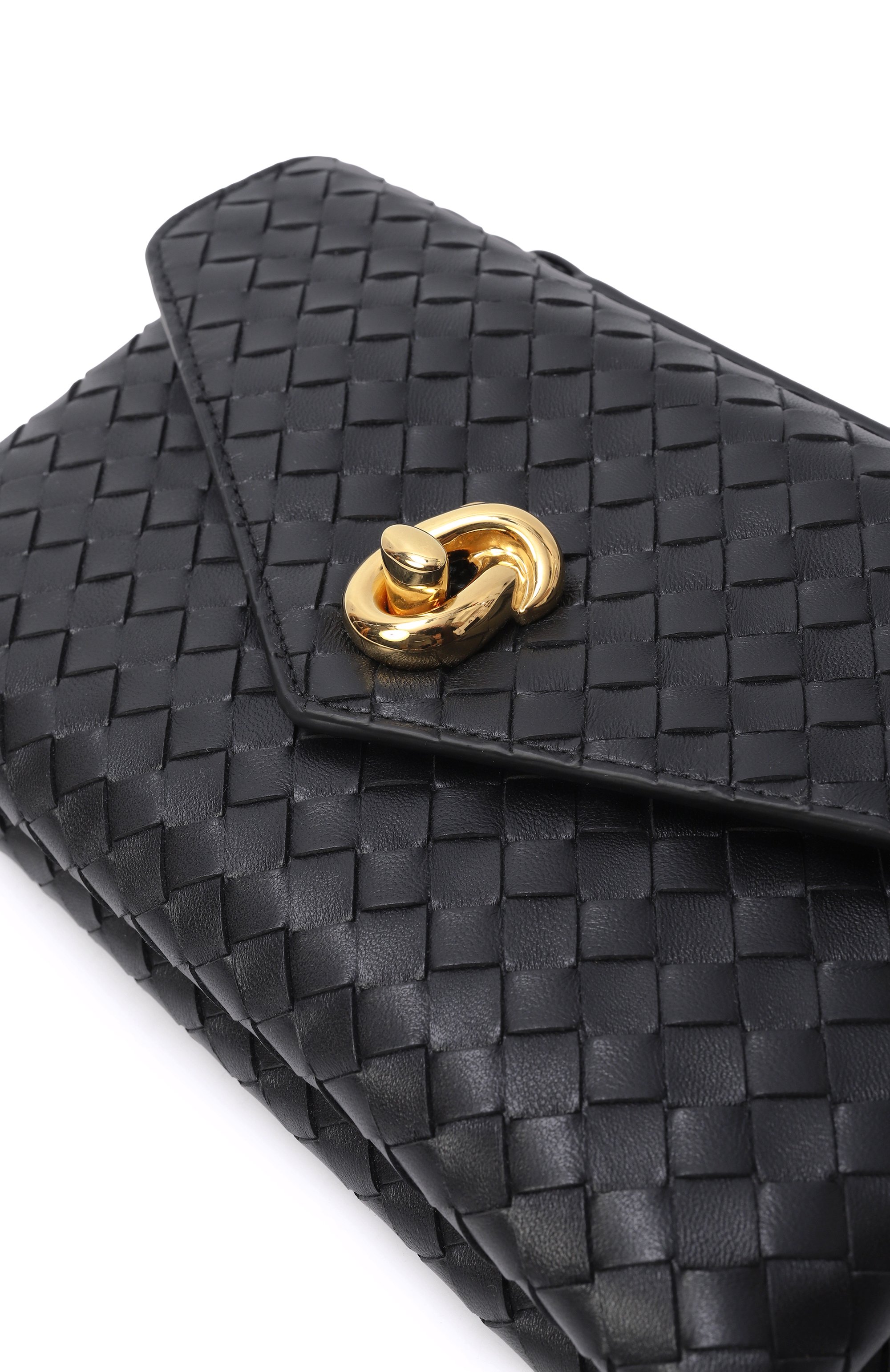 Сумка knot lock BOTTEGA VENETA черного цвета по цене 422500 руб., арт. 817191/V08Z0, фото 3 Сумка knot lock BOTTEGA VENETA, арт. 817191/V08Z0, фото 3