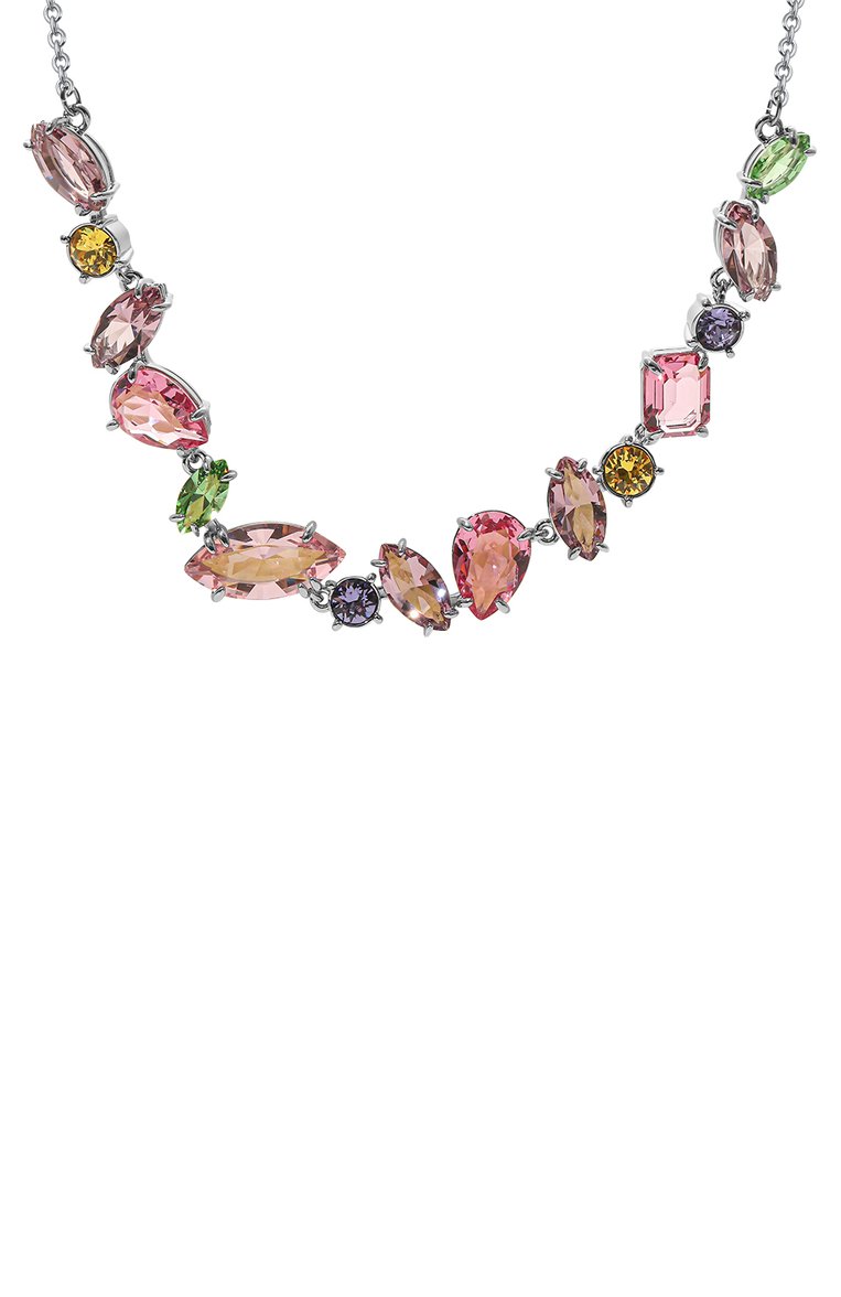 Женское колье gema SWAROVSKI разноцветного цвета, арт. 5658398 | Фото 3 (Нос: Не проставлено; Региональные ограничения белый список (Axapta Mercury): Не проставлено; Материал: Металл, Кристаллы)