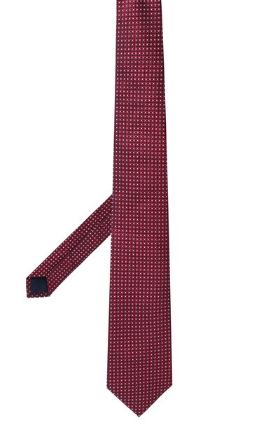 Шелковый галстук CORNELIANI красного цвета по цене 25950 руб., арт. 25U302-2520326, фото 3 Шелковый галстук CORNELIANI, арт. 25U302-2520326, фото 3