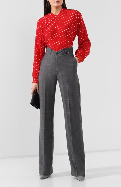 Брюк и из смеси шерсти и шелка BALENCIAGA, арт. 583798/TFT05, фото 2