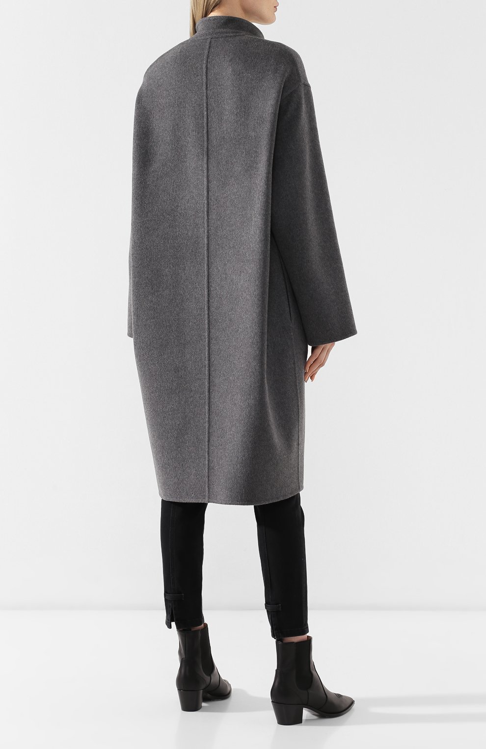Шерстяное пальто STELLA MCCARTNEY серого цвета по цене 118000 руб., арт. 548701/SMB09, фото 4 Шерстяное пальто STELLA MCCARTNEY, арт. 548701/SMB09, фото 4