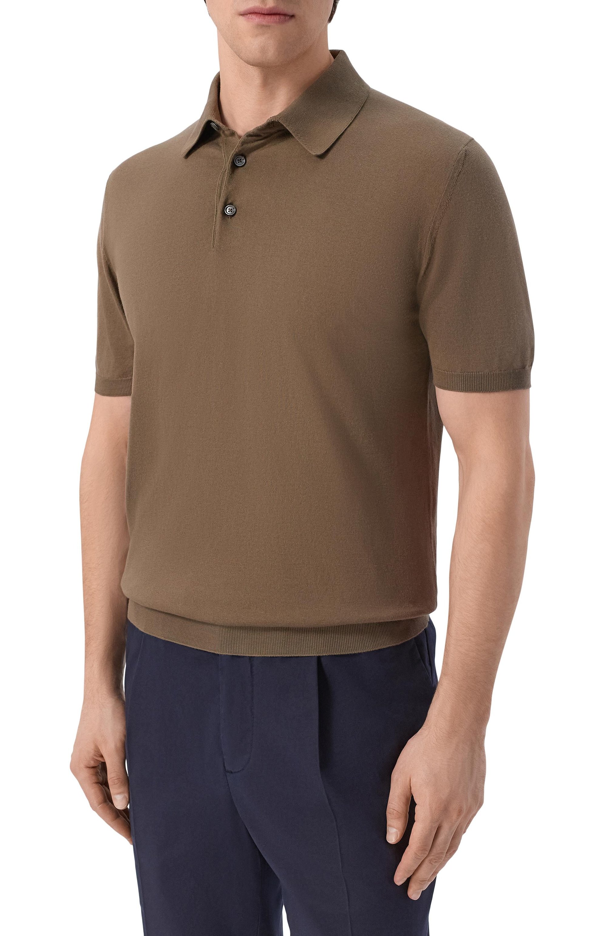 Хлопковое поло KITON, арт. UMKXX33_001, фото 3