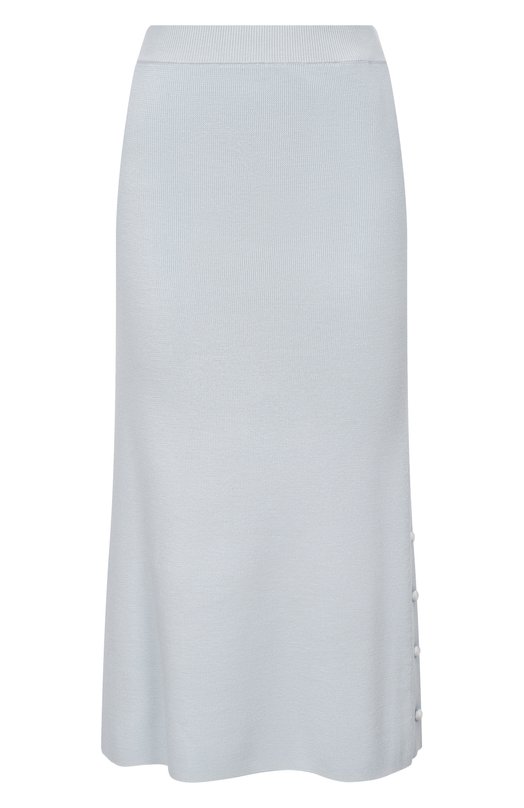 Шерстяная юбка Jil Sander J02MA0366/J14830 Голубой J02MA0366/J14830