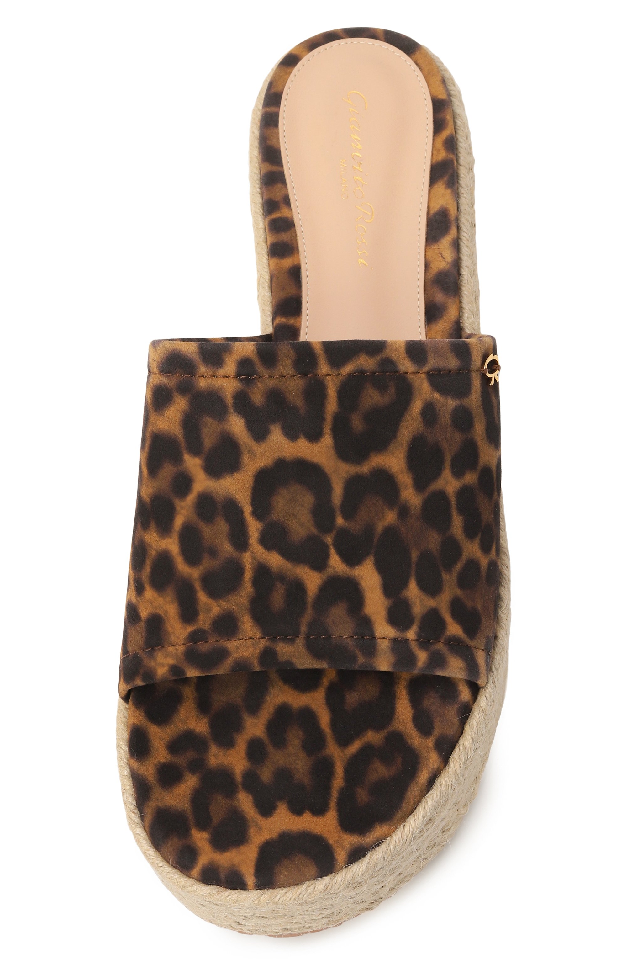 Замшевые сабо GIANVITO ROSSI леопардового цвета по цене 99500 руб., арт. G15850.40RIC.CLJALPN, фото 6 Замшевые сабо GIANVITO ROSSI, арт. G15850.40RIC.CLJALPN, фото 6