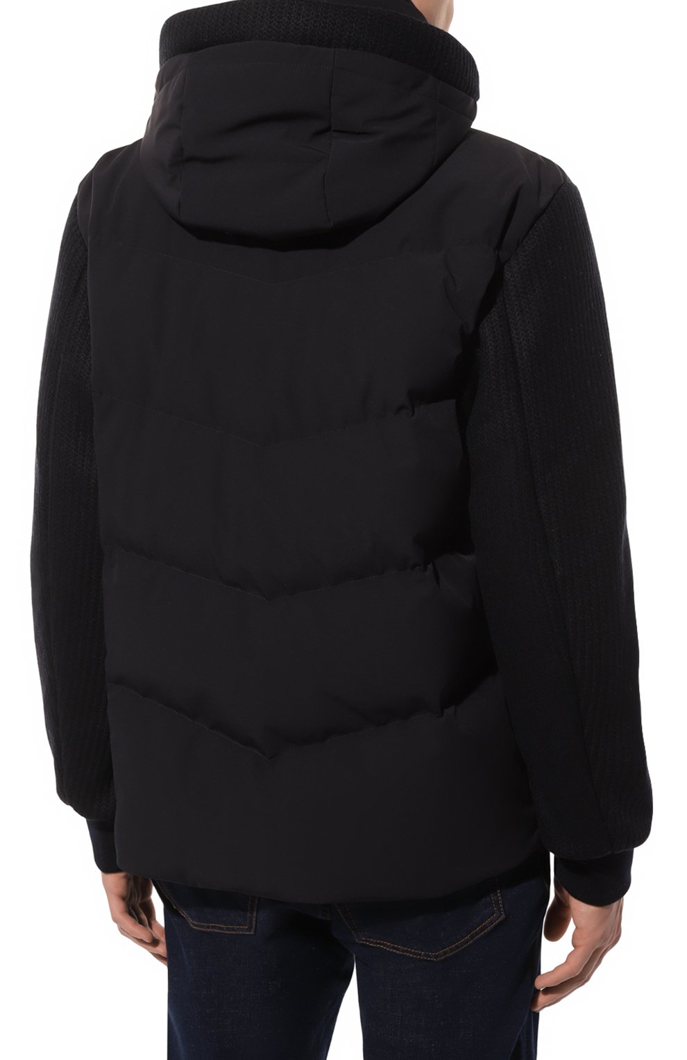 Комбинированная куртка KITON, арт. UW1908V0453F02, фото 4