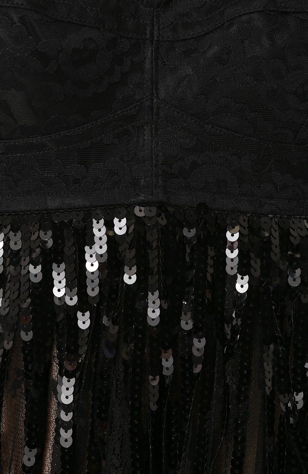 Мини-платье с завышенной талией и пайетками DOLCE & GABBANA, арт. F67G7Z/HLMQB, фото 5