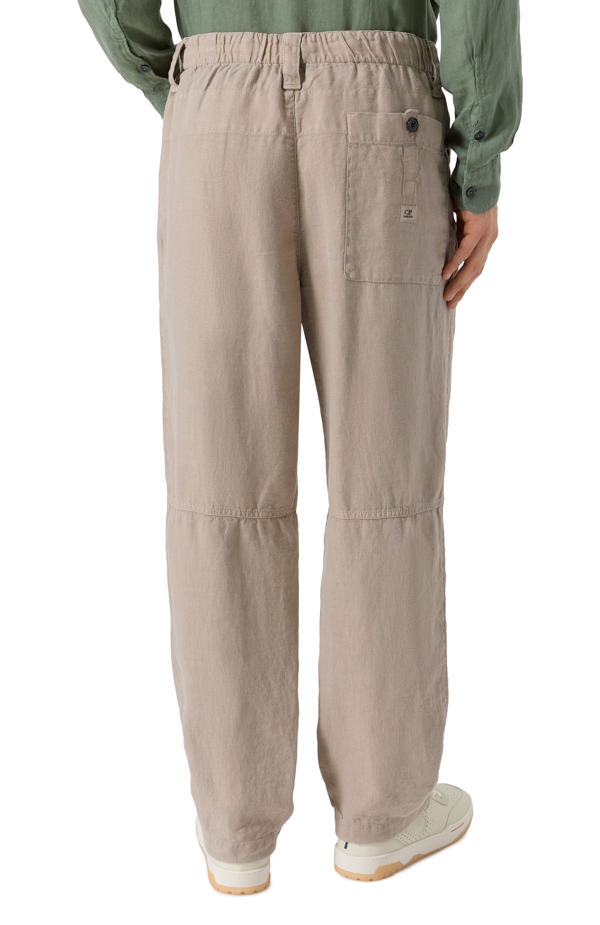Льняные брюки C.P. COMPANY, арт. 18CMPA270A1103410, фото 4