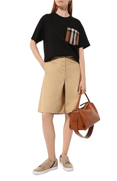 Комбинированные кеды new salmond BURBERRY, арт. 8056711, фото 2