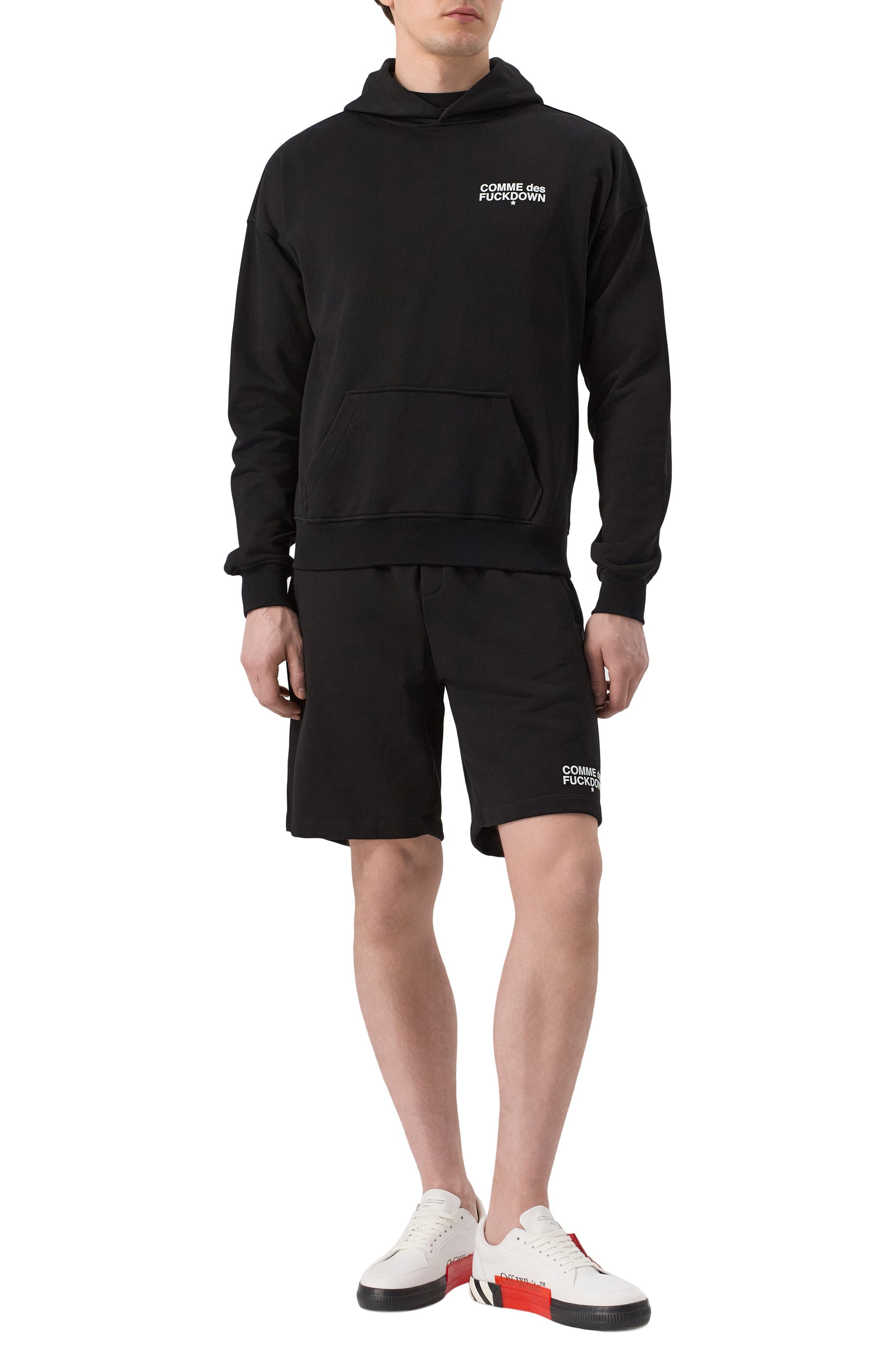 Хлопковое худи COMME DES FUCKDOWN, арт. CFABM01508, фото 2