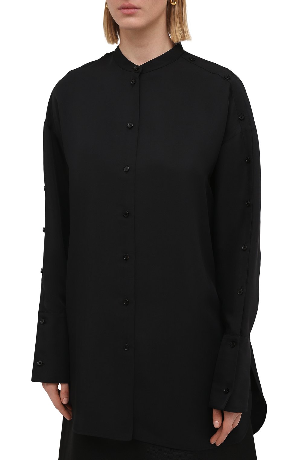Рубашка из вискозы и шелка JIL SANDER, арт. JSPS601104-WS391900, фото 3