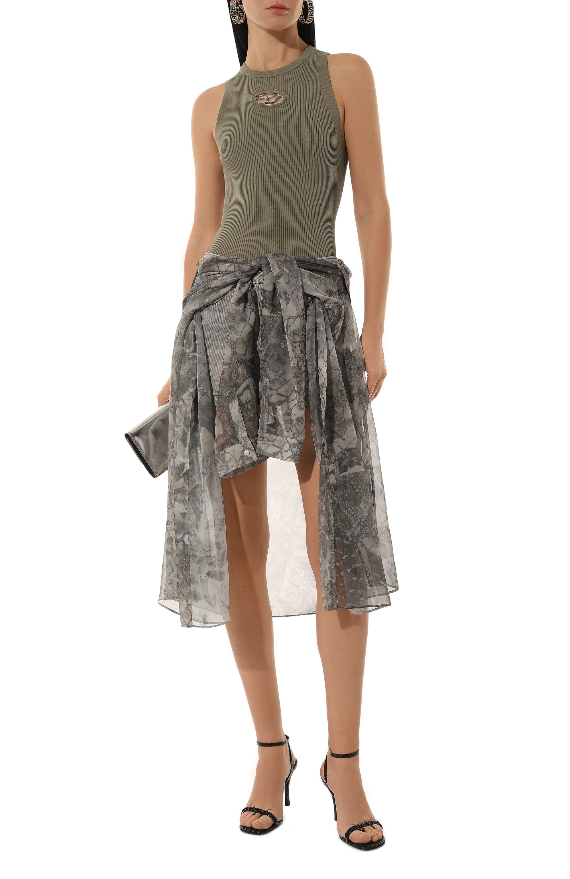 Топ из вискозы DIESEL, арт. A17450/0DLAX, фото 2