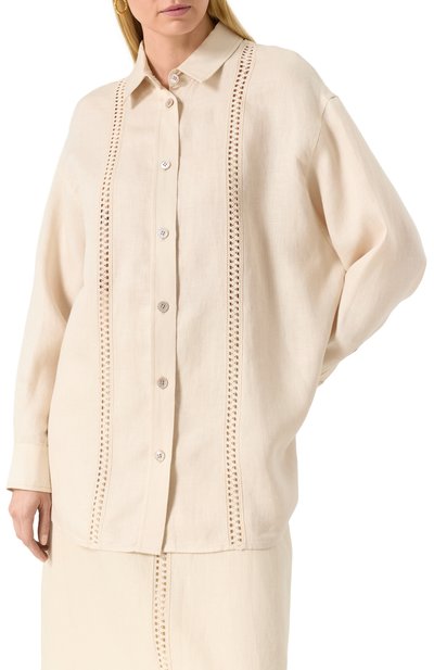 Льняная рубашка MVST, арт. TXBGM-Y074, фото 3