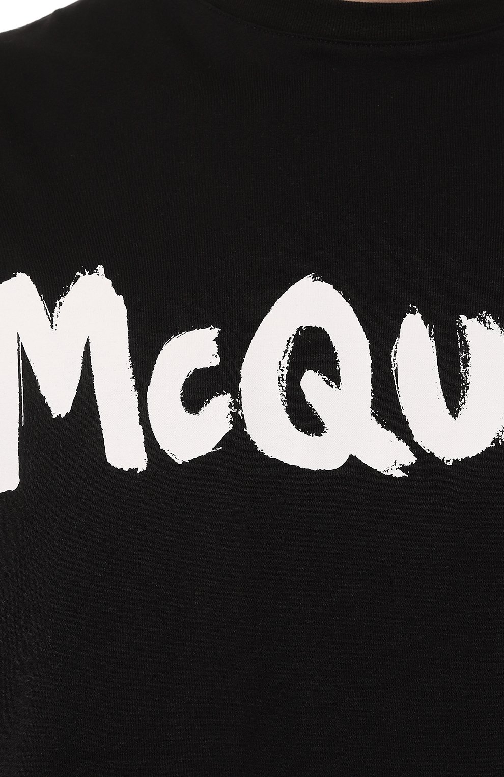 Хлопковая футболка ALEXANDER MCQUEEN, арт. 622104/QTZ57, фото 5