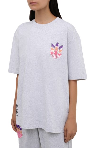 Хлопковая футболка ADIDAS ORIGINALS, арт. H22745, фото 3